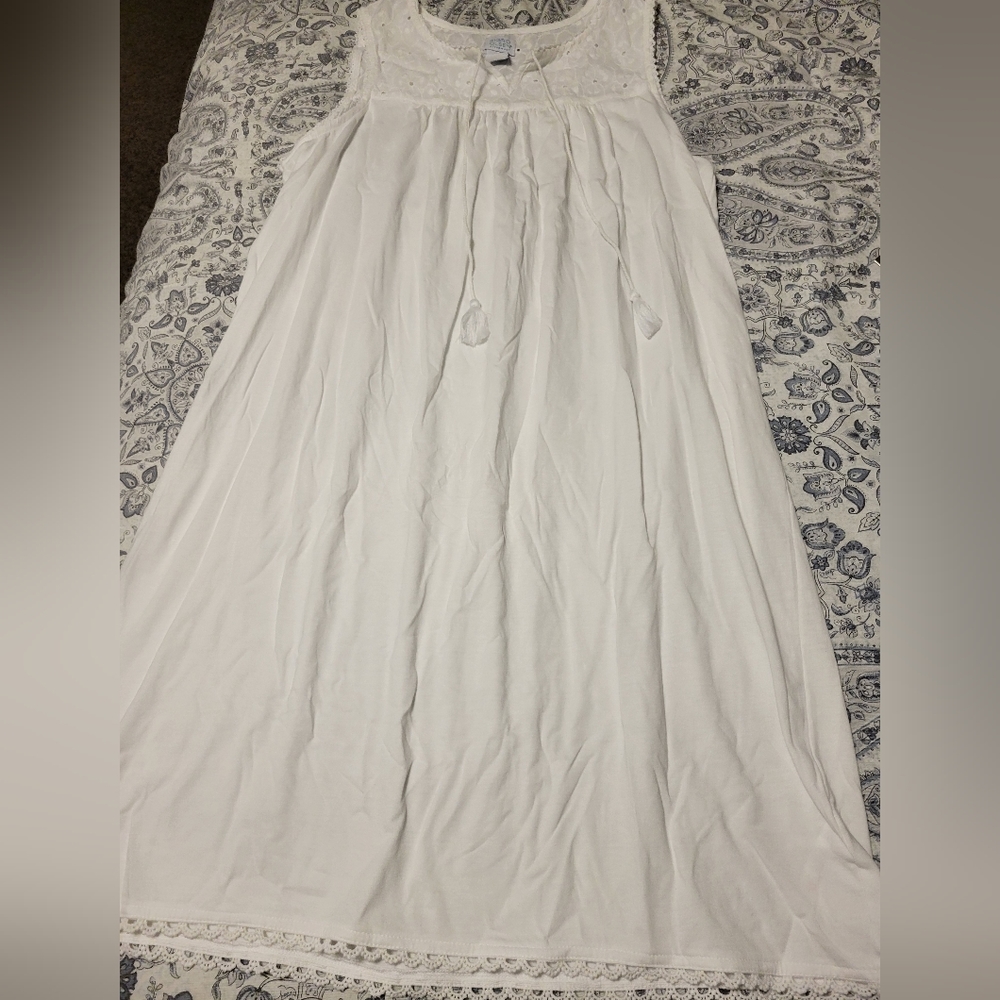 White Sigrid Olsen nightgown, size small